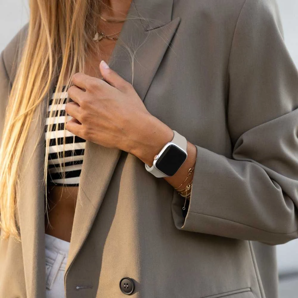 Vonmählen Classic Band 2 do Apple Watch 42 | 44 | 45 | 49mm One Size - Kreminė (AWS00114)