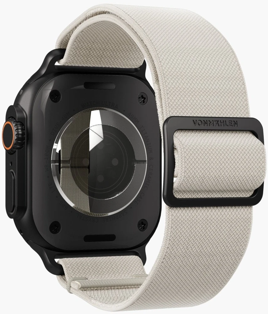 Vonmahlen Classic Nailono kilpa 38 | 40 | 41 | 42mm Vienas dydis – Kreminė juoda
