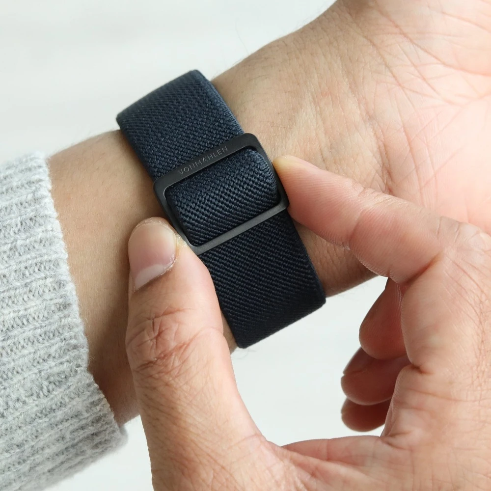 Vonmählen Classic Nylon Loop 44, 45, 46, 49mm One Size, Navy Juodas