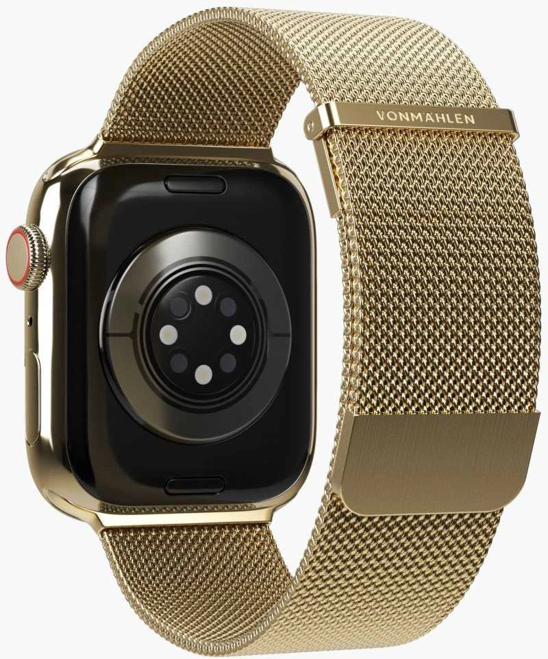 Vonmählen „Milanese Loop 2“ „Apple Watch“ laikrodžiui, 42 | 44 | 45 | 49 mm, vieno dydžio – zlotai (AWS00126)