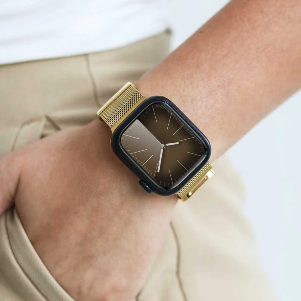 Vonmählen „Milanese Loop 2“ „Apple Watch“ laikrodžiui, 42 | 44 | 45 | 49 mm, vieno dydžio – zlotai (AWS00126)