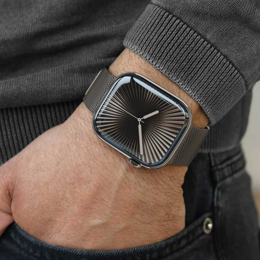 Vonmählen Milanese Loop 2 38 | 40 | 41 mm vieno dydžio - granito pilka