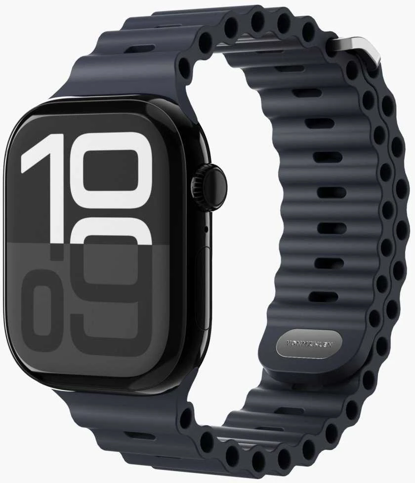 „Vonmählen Wave Band 2“ apyrankė, skirta „Apple Watch 42 | 44 | 45 | 49 mm“, vieno dydžio – granatai (AWS00118)
