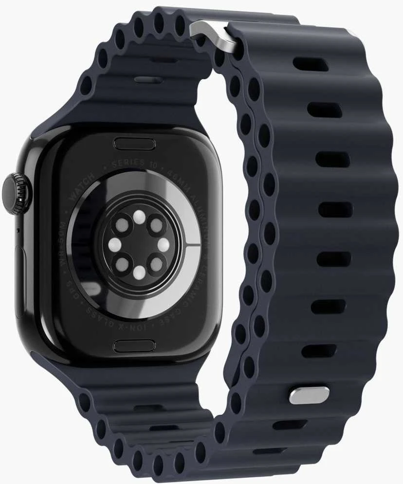 „Vonmählen Wave Band 2“ apyrankė, skirta „Apple Watch 42 | 44 | 45 | 49 mm“, vieno dydžio – granatai (AWS00118)