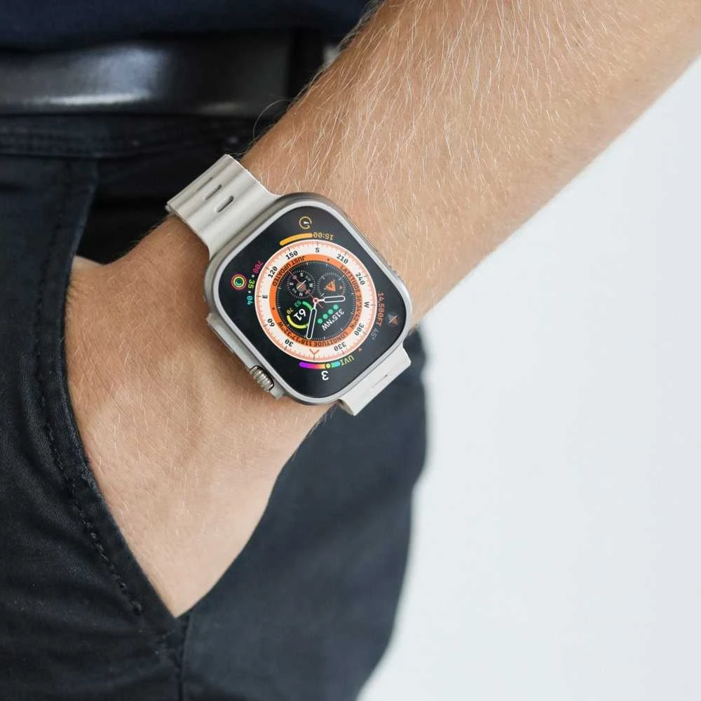 Vonmählen Wave Band 2 do Apple Watch 42 | 44 | 45 | 49mm One Size - Kreminė (AWS00120)