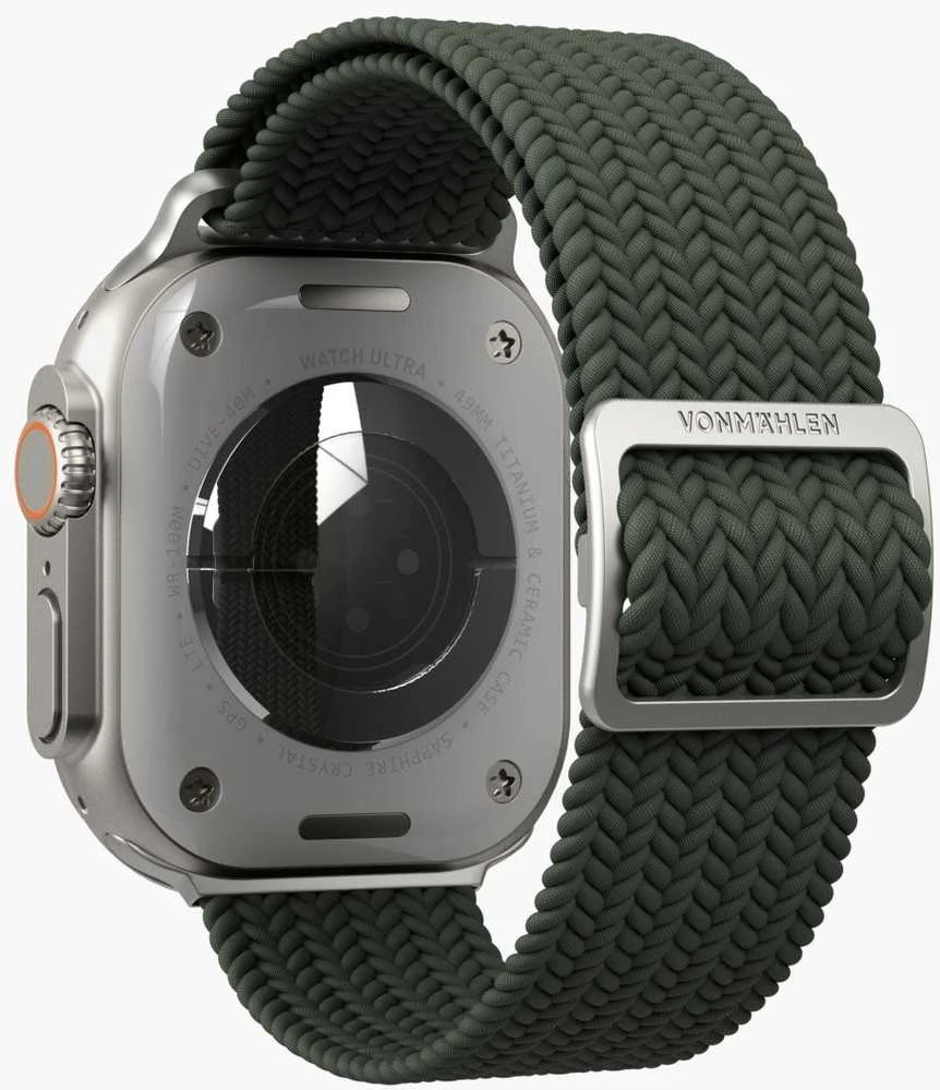 Vonmählen Woven Loop 38 | 40 | 41mm One Size - Olive