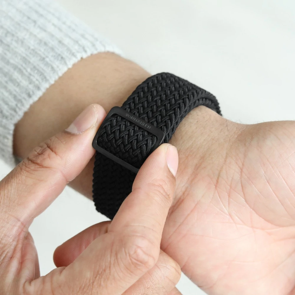 Vonmhlen Vonmählen Woven Loop 44, 45, 46, 49mm One Size, All Juodas