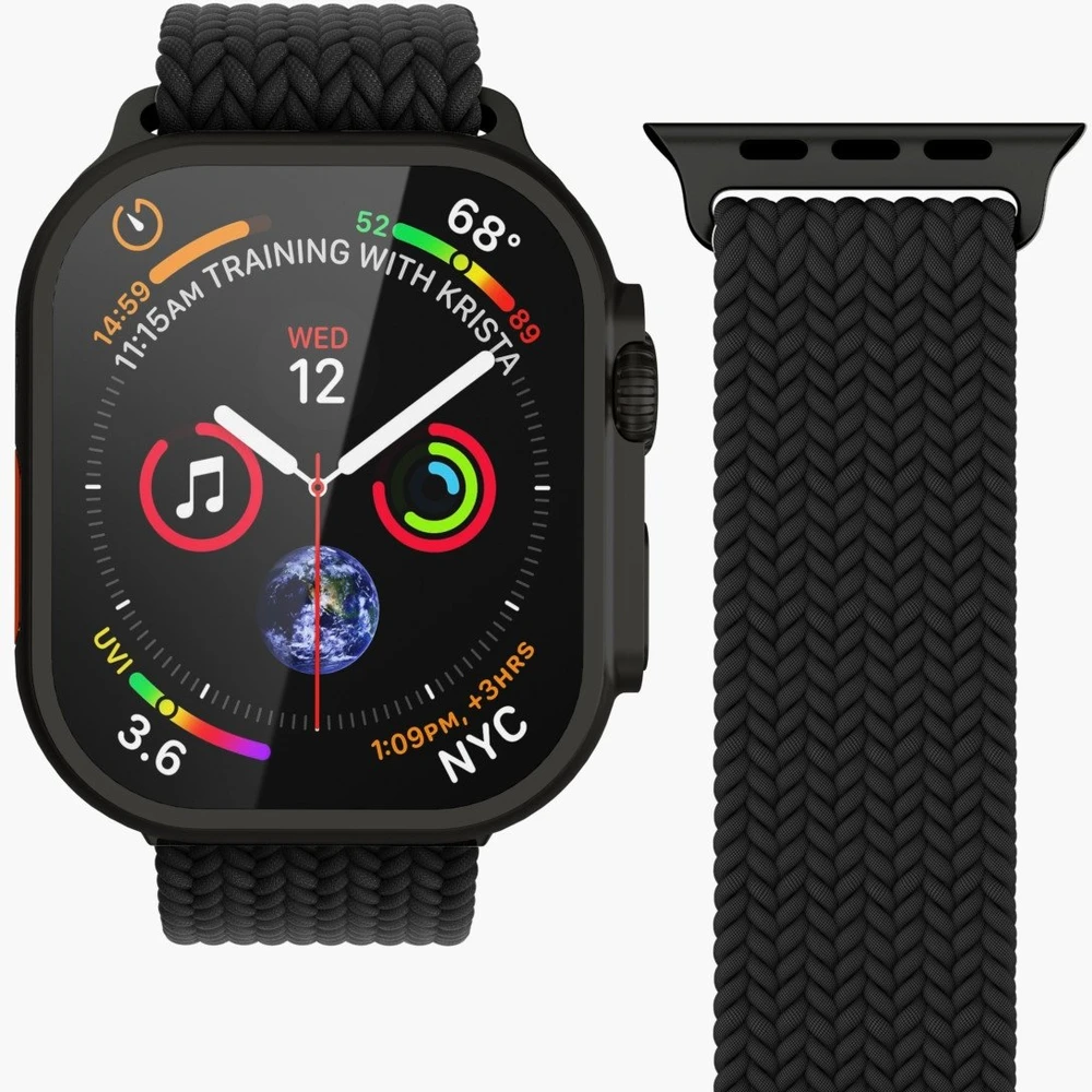 Vonmhlen Vonmählen Woven Loop 44, 45, 46, 49mm One Size, All Juodas