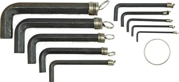 VOREL šešiakampiai raktai / šešiakampiai 2-14 mm rinkinys, 10 vnt. 56400