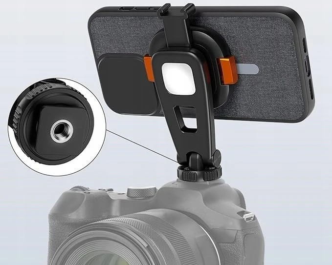 Mitoya Telefono laikiklis - VRIG MG-03L Tripod Compatible Magnetic Claw Mini Mount