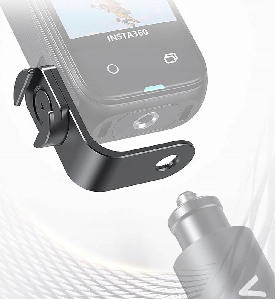VRIG Adapteris Laikiklis Tvirtinimas 1/4'' ISO kojelė, skirta Insta360 X4 X3 X 4 3 One X2 / AC 22