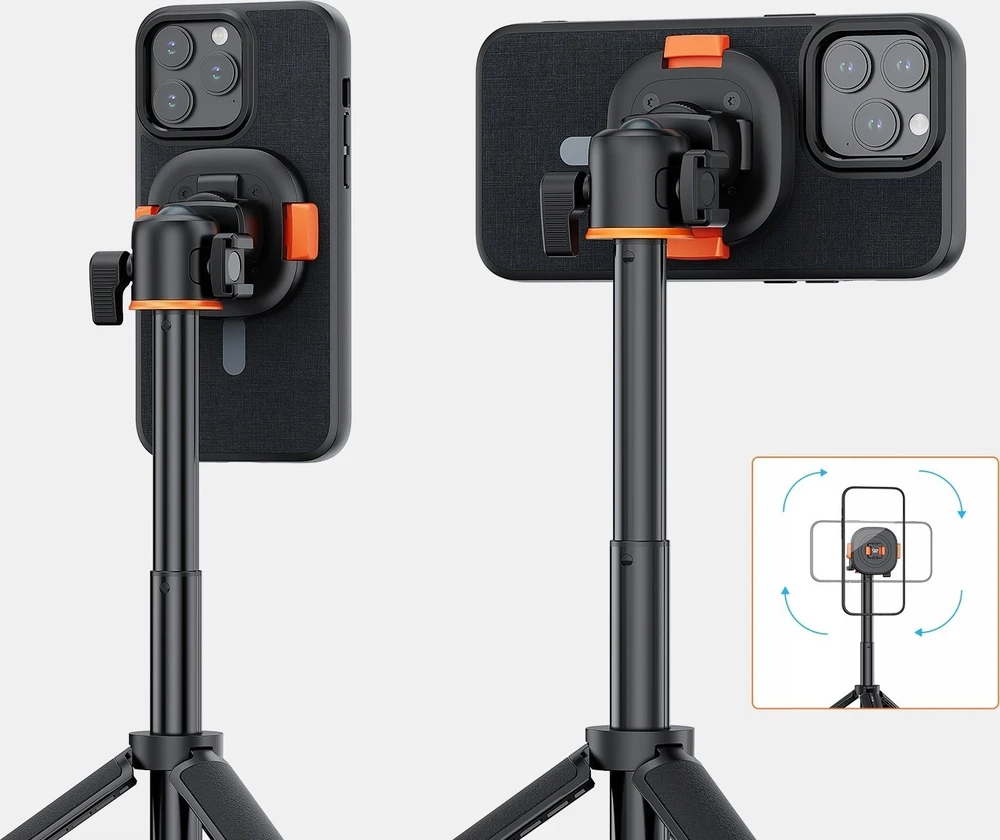 VRIG Laikiklis „Claw Mini“ sistemai su 1/4'' sriegiu telefonui / išmaniajam telefonui / Mg-01l