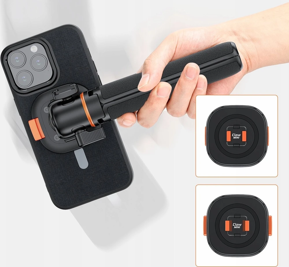VRIG Laikiklis „Claw Mini“ sistemai su 1/4'' sriegiu telefonui / išmaniajam telefonui / Mg-01l