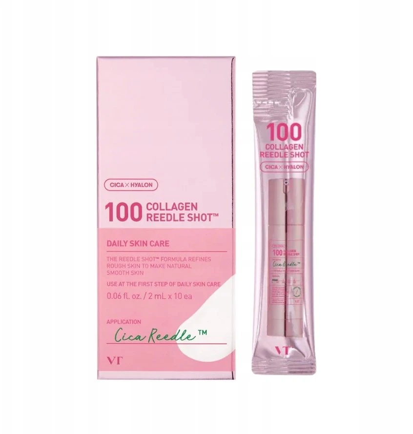 Vt Cosmetics 100 Collagen Reedle Shot veido serumas su kolagenu 2ml X 10 vnt