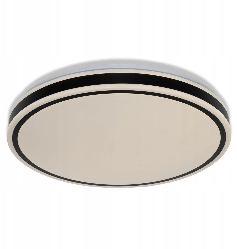 VTAC lubinis šviestuvas LED Ceiling Noir RD 48W 5280lm 4000K 840 IP20 BK juodas 4099854664045