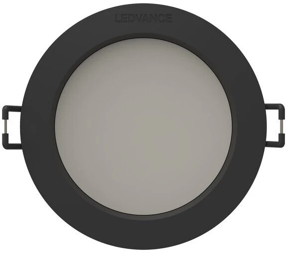 Ledvance 4W LED įleidžiama panelė DOWNLIGHT IP44 GEN2, juoda, 4000K, 100°