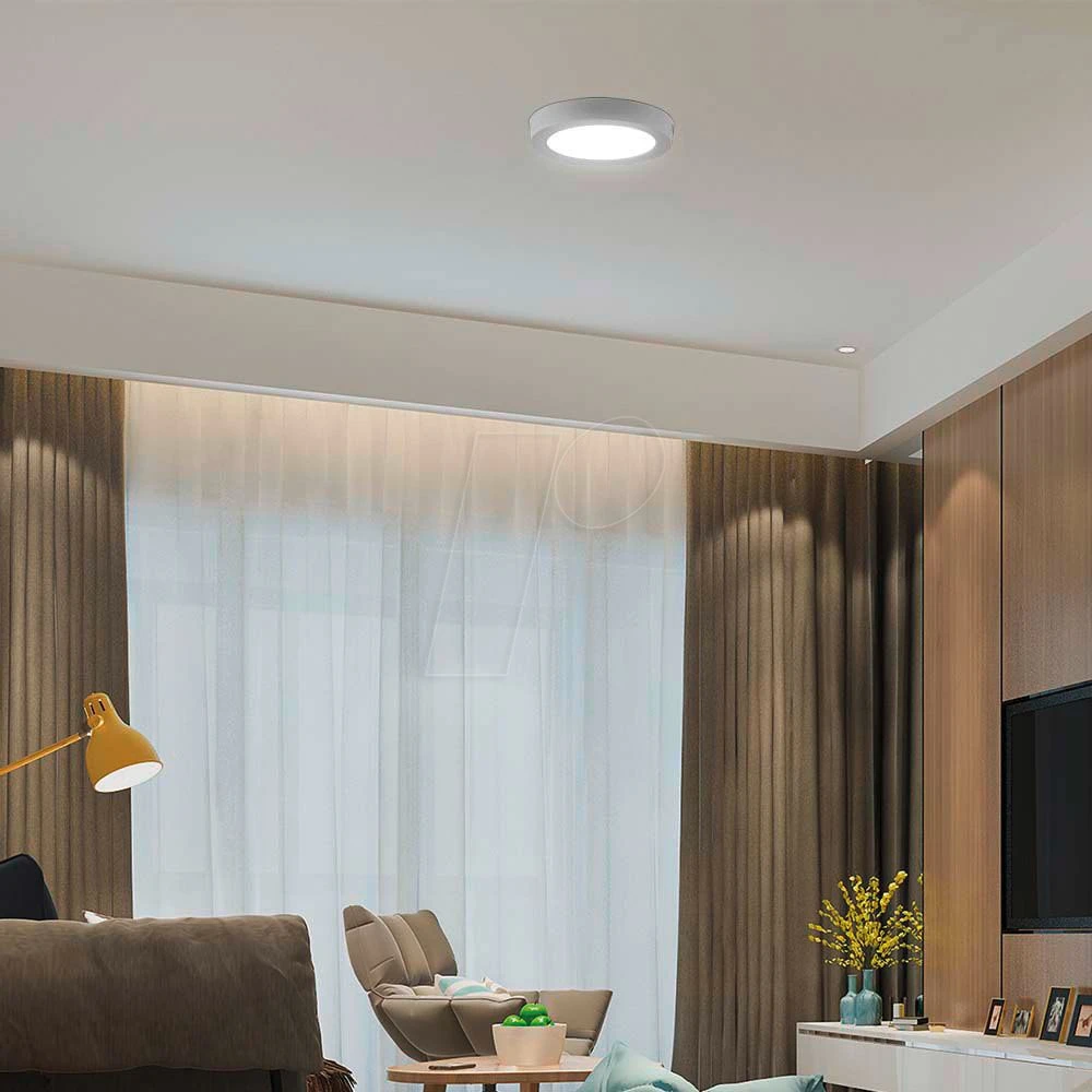 V-tac 18W LED paviršinė panelė, balta, 3000K, SAMSUNG CHIP