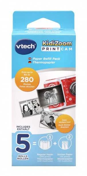 „VTech Kidizoom“ spausdinimo kamera – termopopierius