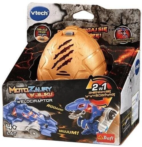 Vtech Motozaury - Welociraptor w jajku VTECH