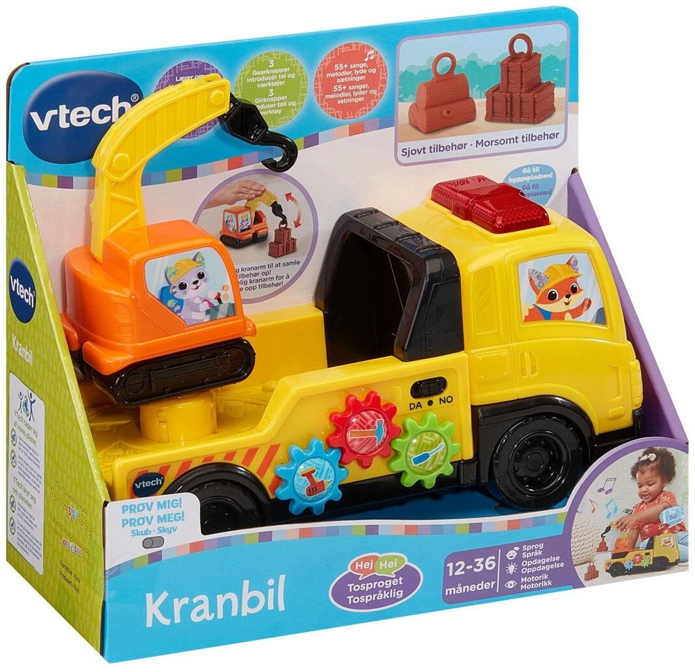„VTech“ – statybininkų draugų sunkvežimis (DK/NO) (950-578432)