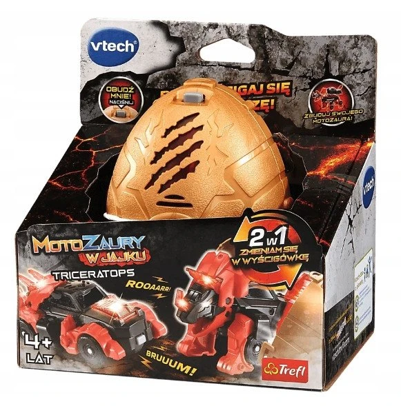 VTech V-TECH Triceratops Motosaurs kiaušinyje 62058