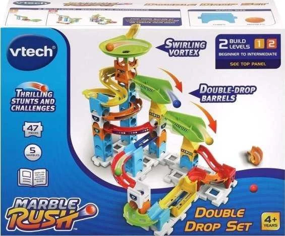 Vtech – Marble Rush Double Drop Set, 47 vnt. (950-529632)