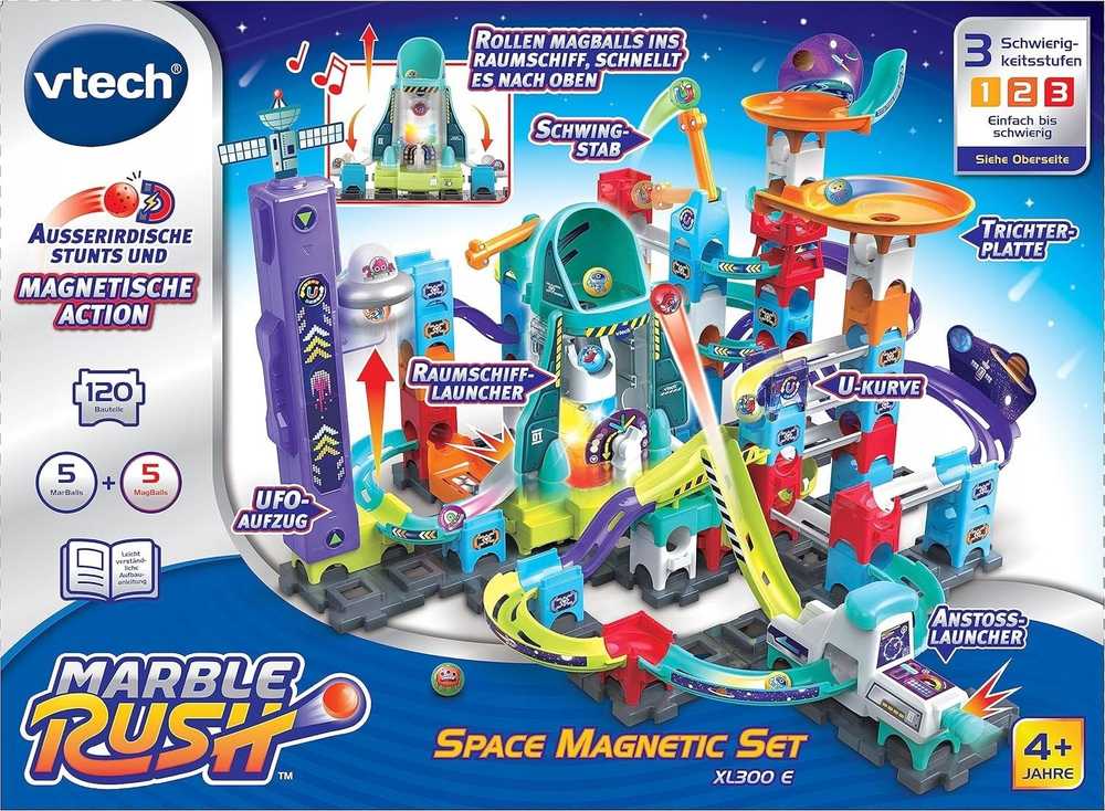 Vtech VTech Marble Rush – kosminis magnetinis rinkinys XL 300 E