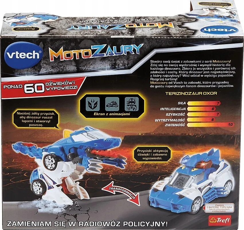 VTECH 61941 Motosaurus - Therizinosaurus Oxor