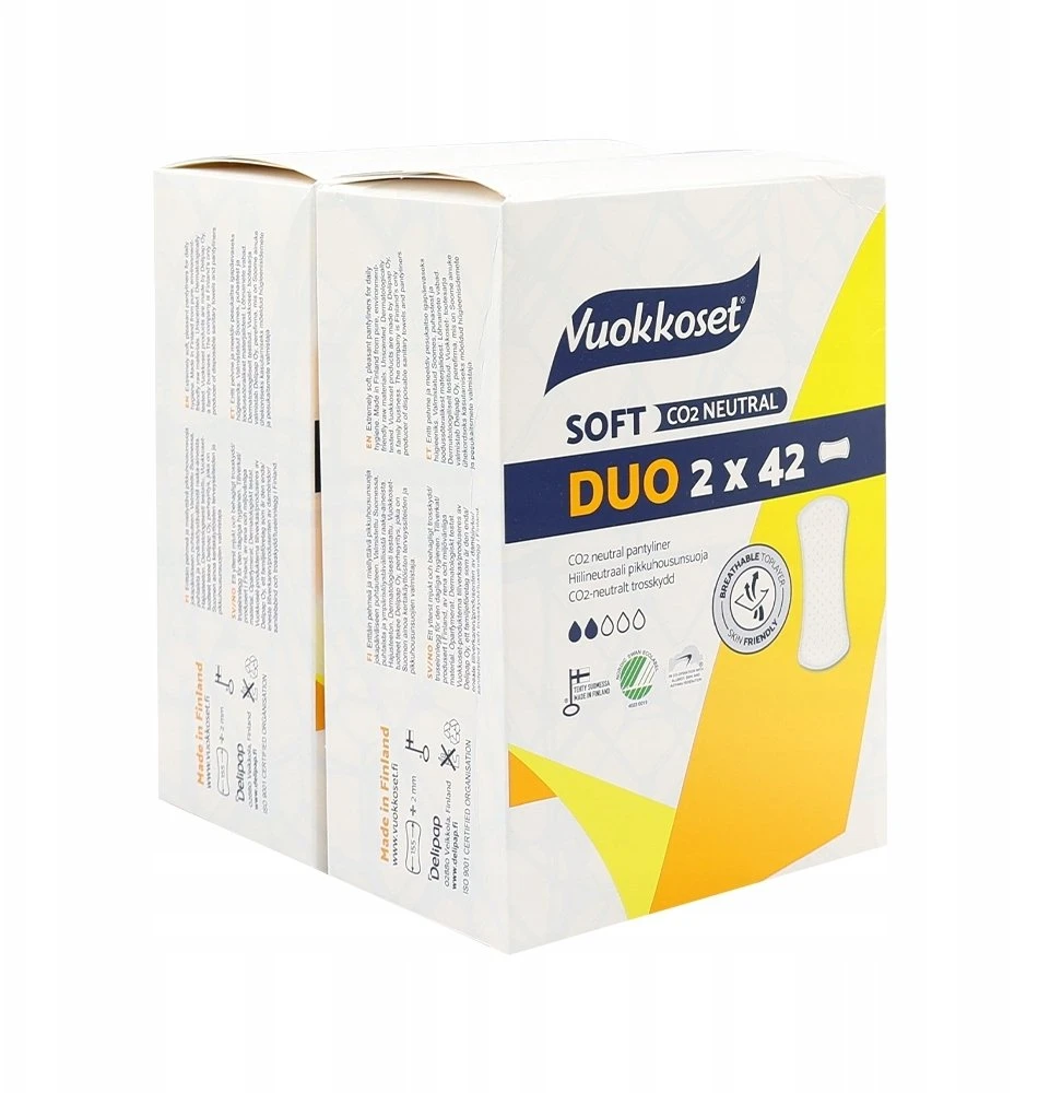 Vuokkoset SOFT įklotai, 2 x 42 vnt.