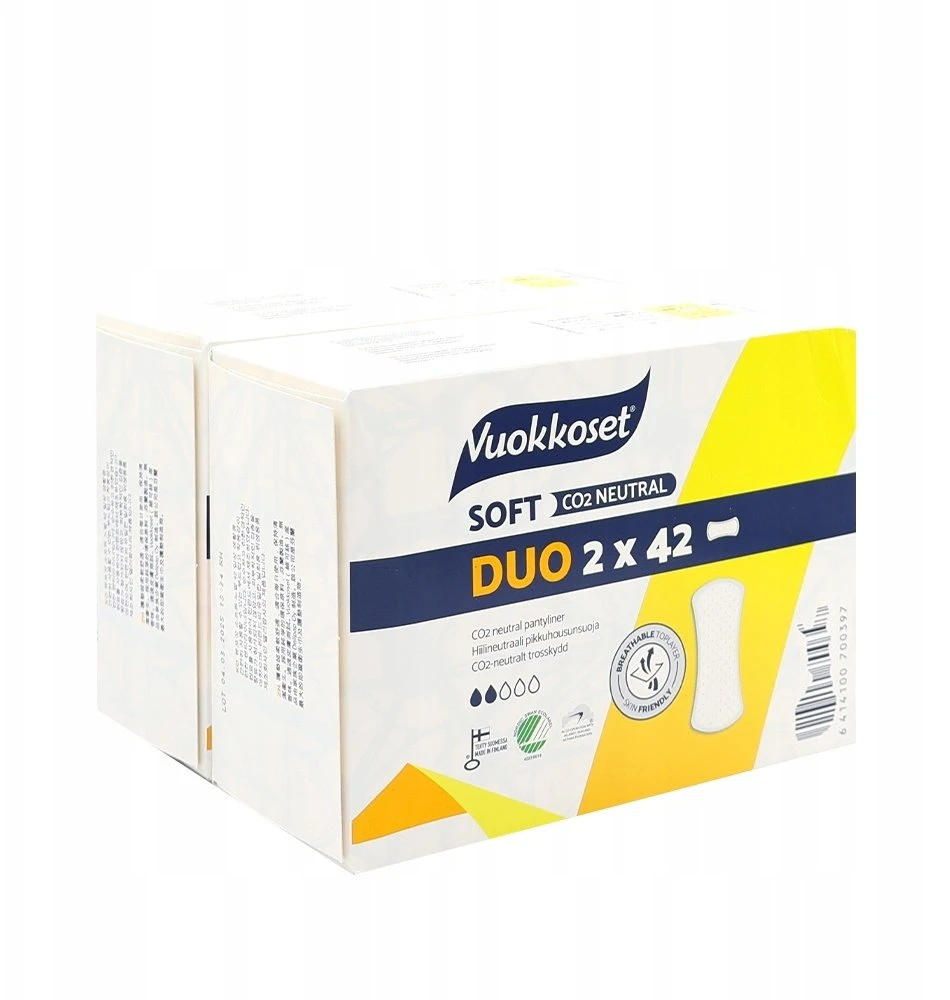 Vuokkoset SOFT įklotai, 2 x 42 vnt.