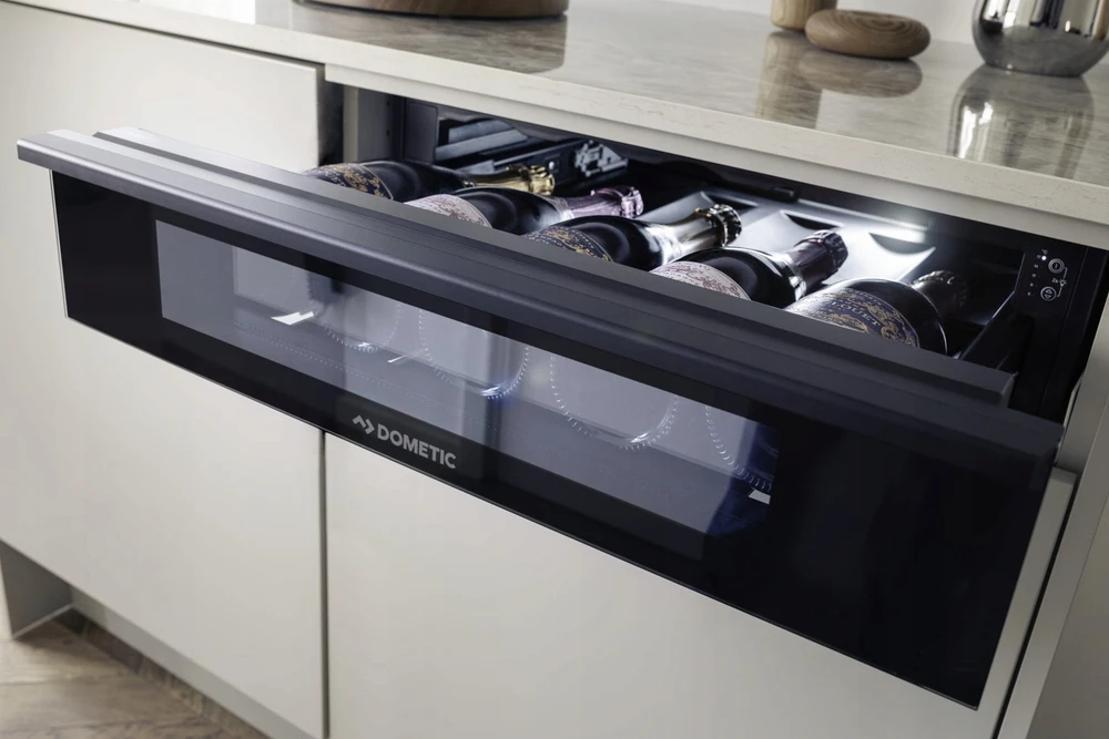Vyno šaldytuvas Dometic DrawBar5C vyno šaldytuvas įmontuojamiems baldams