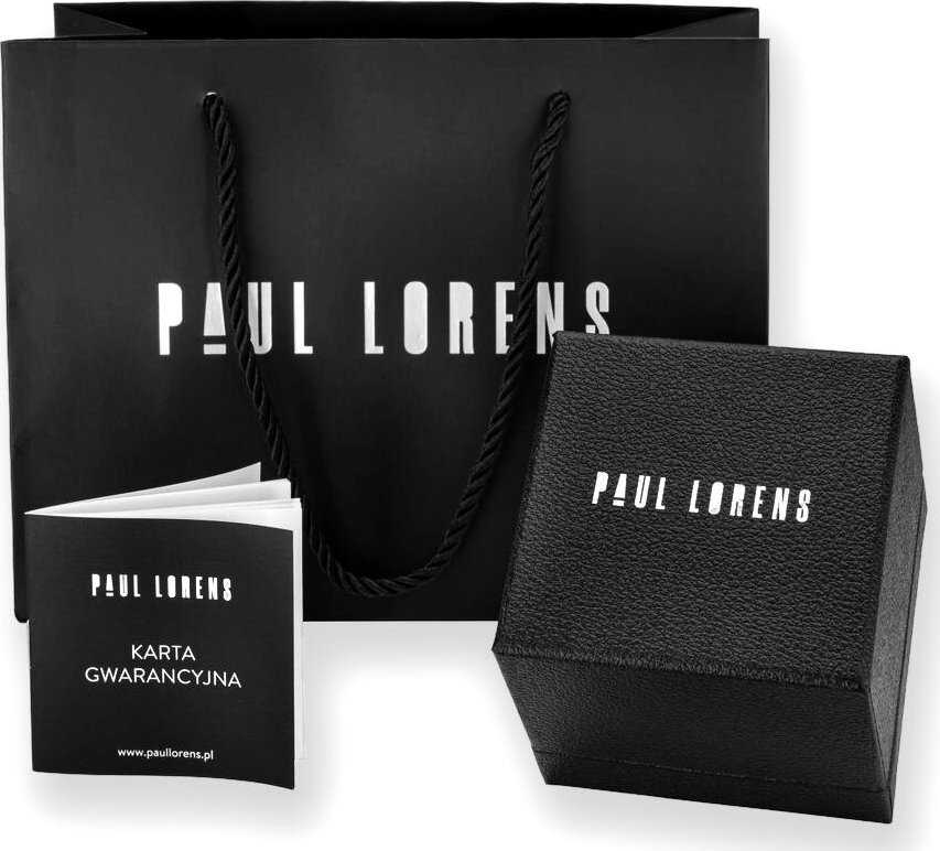 Laikrodis Paul Lorens Vyriškas laikrodis - PL11989A5-6F1 (zg370e) + BOX