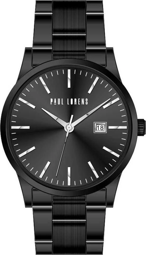 PAUL LORENS VYRIŠKAS LAIKRODIS - PL14573B-1A5 (zg367a) + DĖŽUTĖ