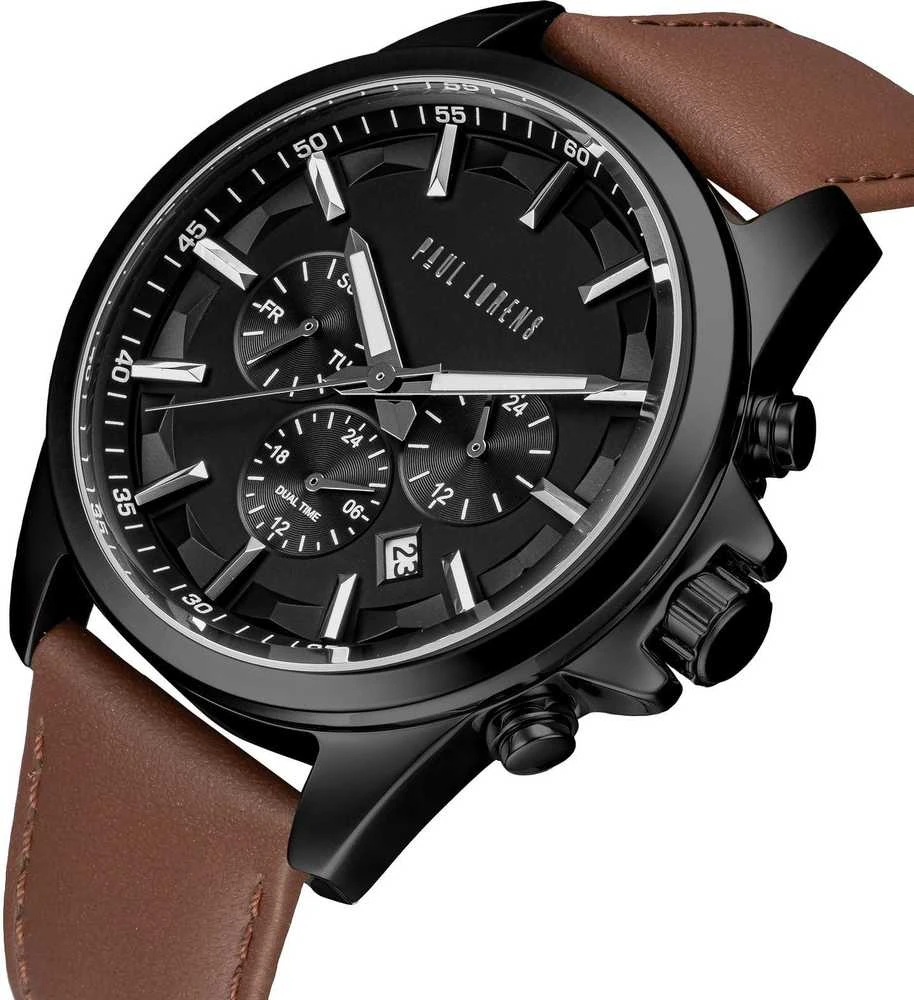 Laikrodis PAUL LORENS MALE WATCH - PL20010A-1B2 (zg379d) + BOX