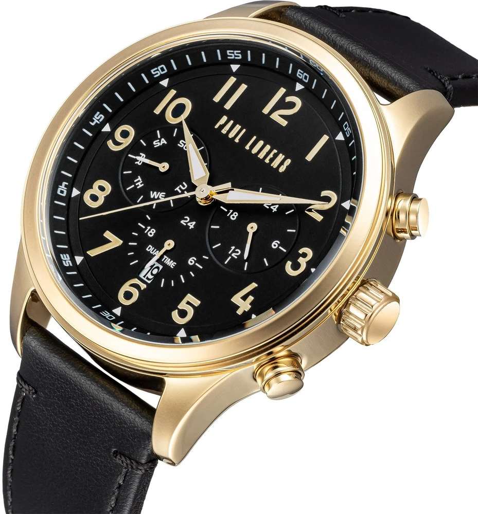 PAUL LORENS MALE WATCH - PL20011A-1A2 (zg378a) + BOX