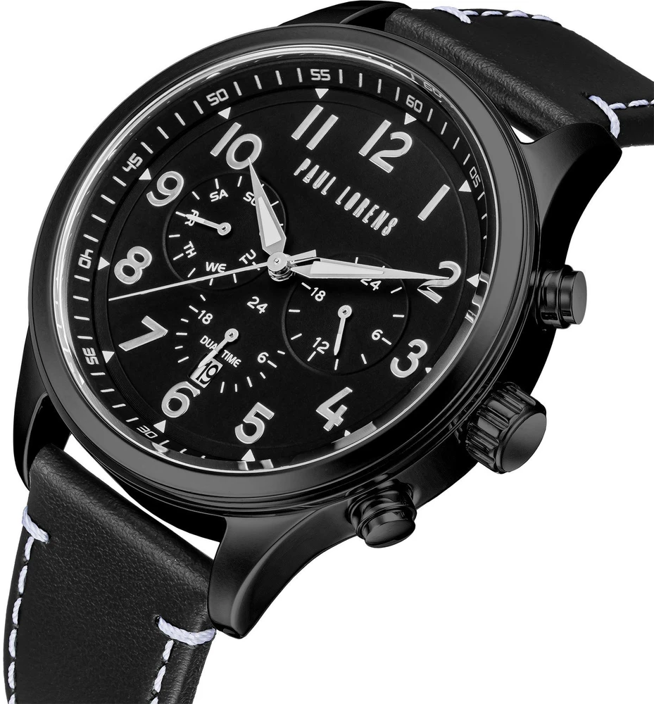 PAUL LORENS MALE WATCH - PL20011A-1A5 (zg378c) + BOX