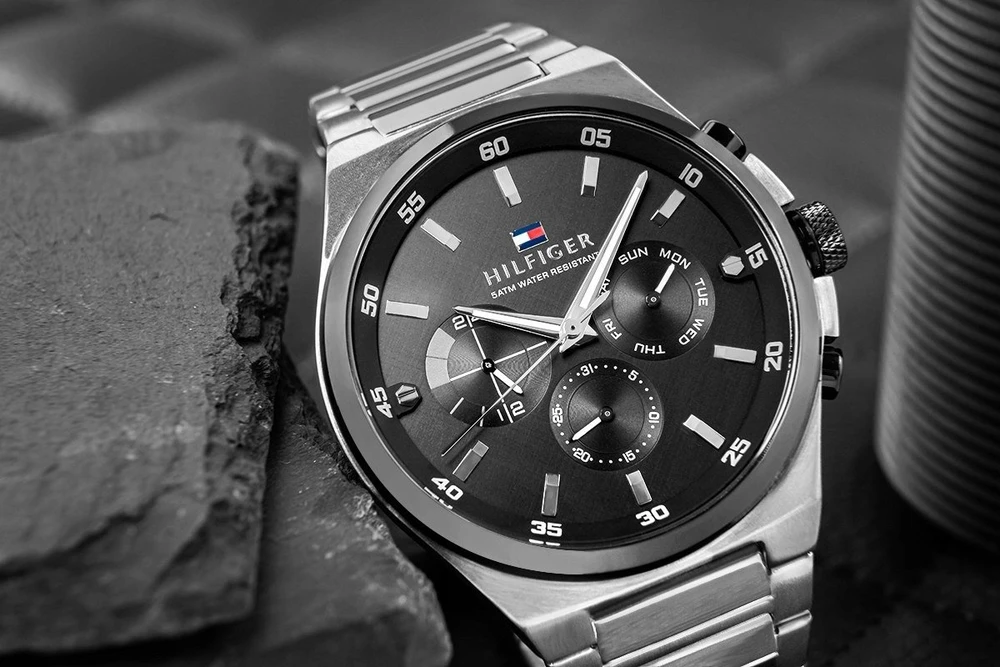 Laikrodis TOMMY HILFIGER DEXTER MEN'S WATCH 1792087 (zf104b) + BOX