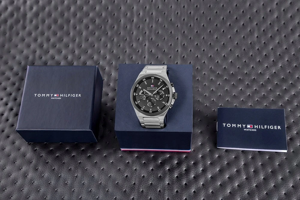Laikrodis TOMMY HILFIGER DEXTER MEN'S WATCH 1792087 (zf104b) + BOX