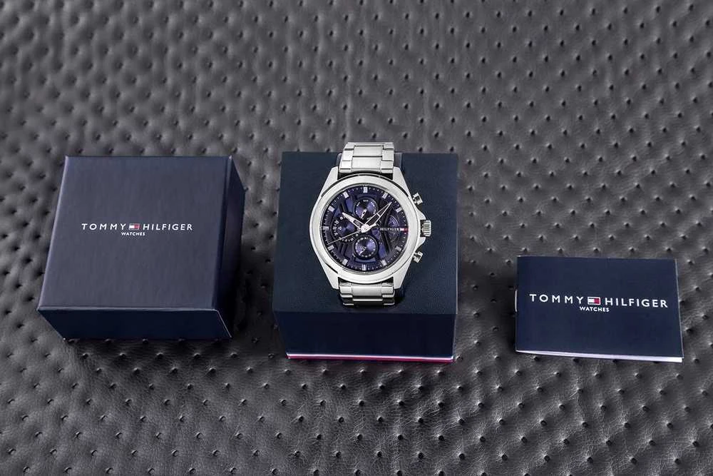 Tommy Hilfiger Jax Vyriškas Laikrodis 1710656 + DĖŽUTĖ