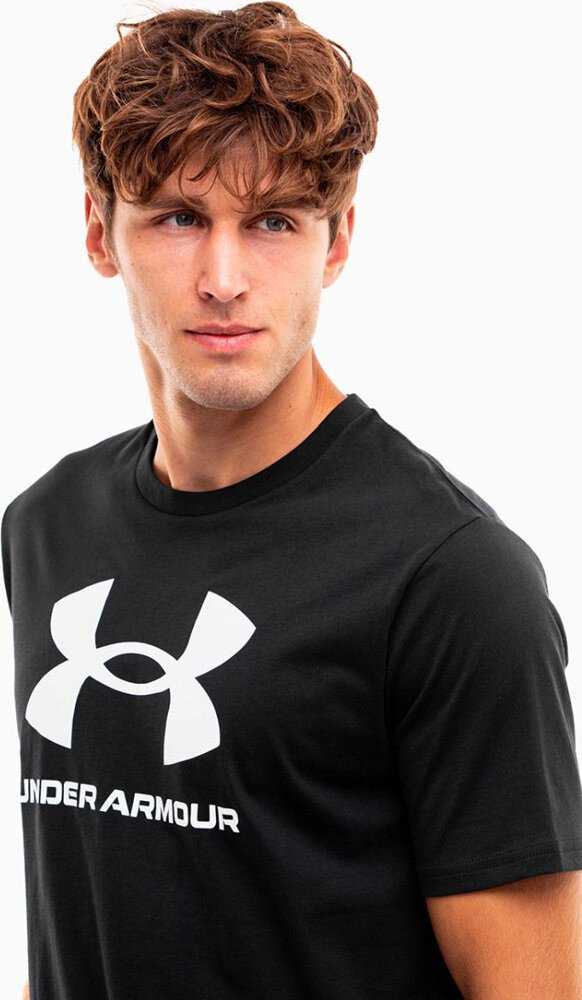 Vyriški marškinėliai Under Armour Sportstyle Logo juoda 1382911 001 (S)