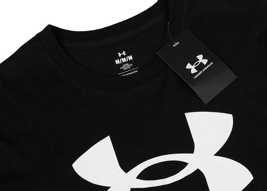 Vyriški marškinėliai Under Armour Sportstyle Logo juoda 1382911 001 (S)