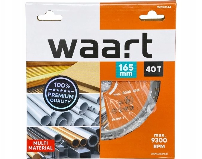 WAART PIŁA TARCZOWA WIDIOWA 165 x 30 x 40Z MULTIMATERIAL
