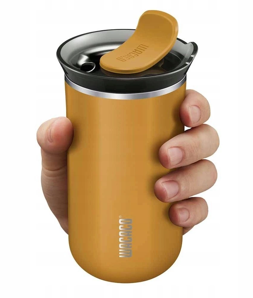 Wacaco Octaroma Lungo Termo puodelis 300 ml, geltonas