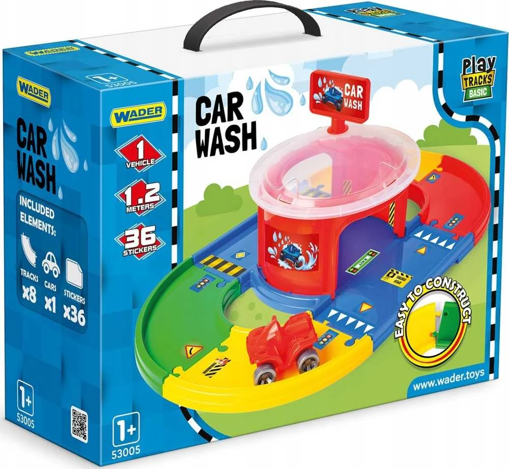 WADER Play Tracks Basic automobilių plovykla 53005 30058
