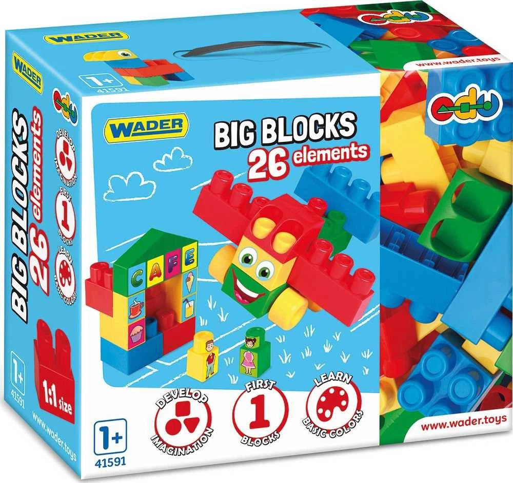 WADER Big Blocks klocki 26el 41591 15911