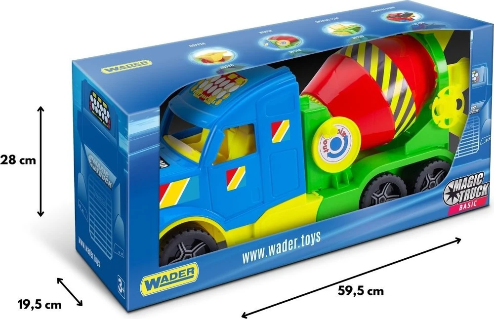 Wader MAGIC TRUCK BASIC BETONIARKA WADER 36341