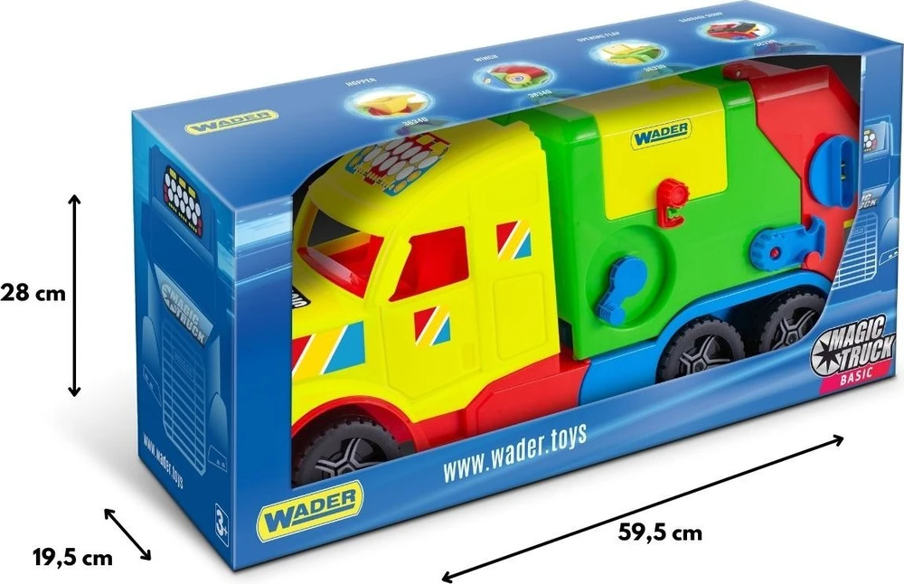WADER MagicTruck Basic mieciarka kont.36331