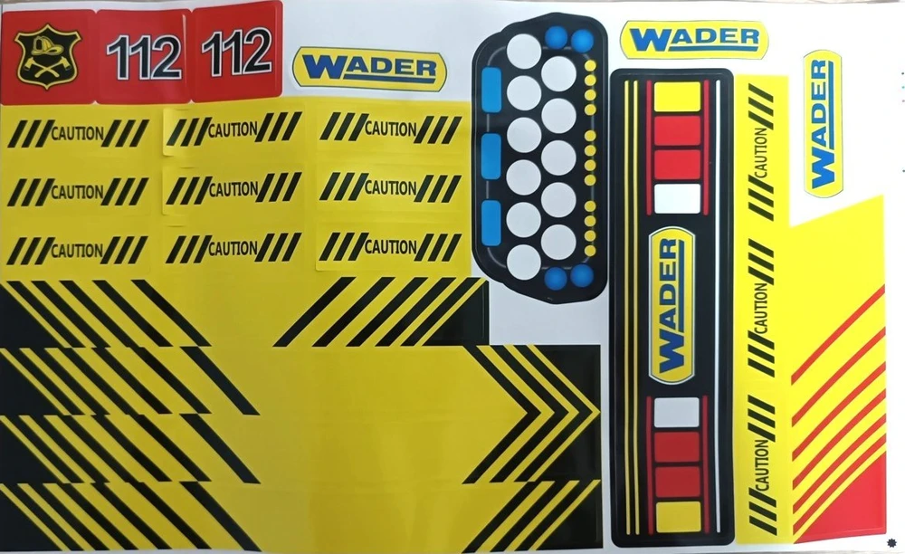 WADER 36221 Magic Truck veiksmų ugniagesių komanda