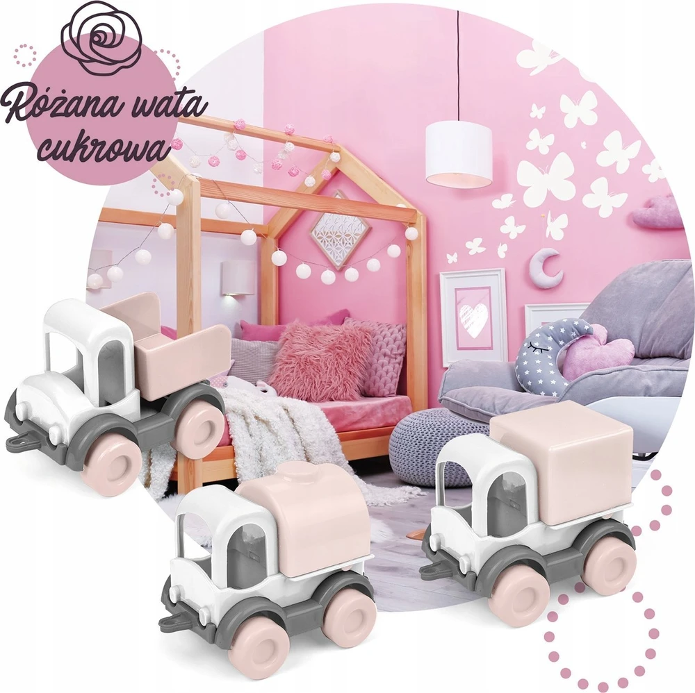 WADER Rose cukraus vata Kids Cars trio 41105