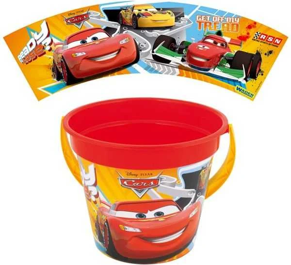 WADER 77637 Smėlio rinkinys didelis 6 dalių AUTOMOBILIAI